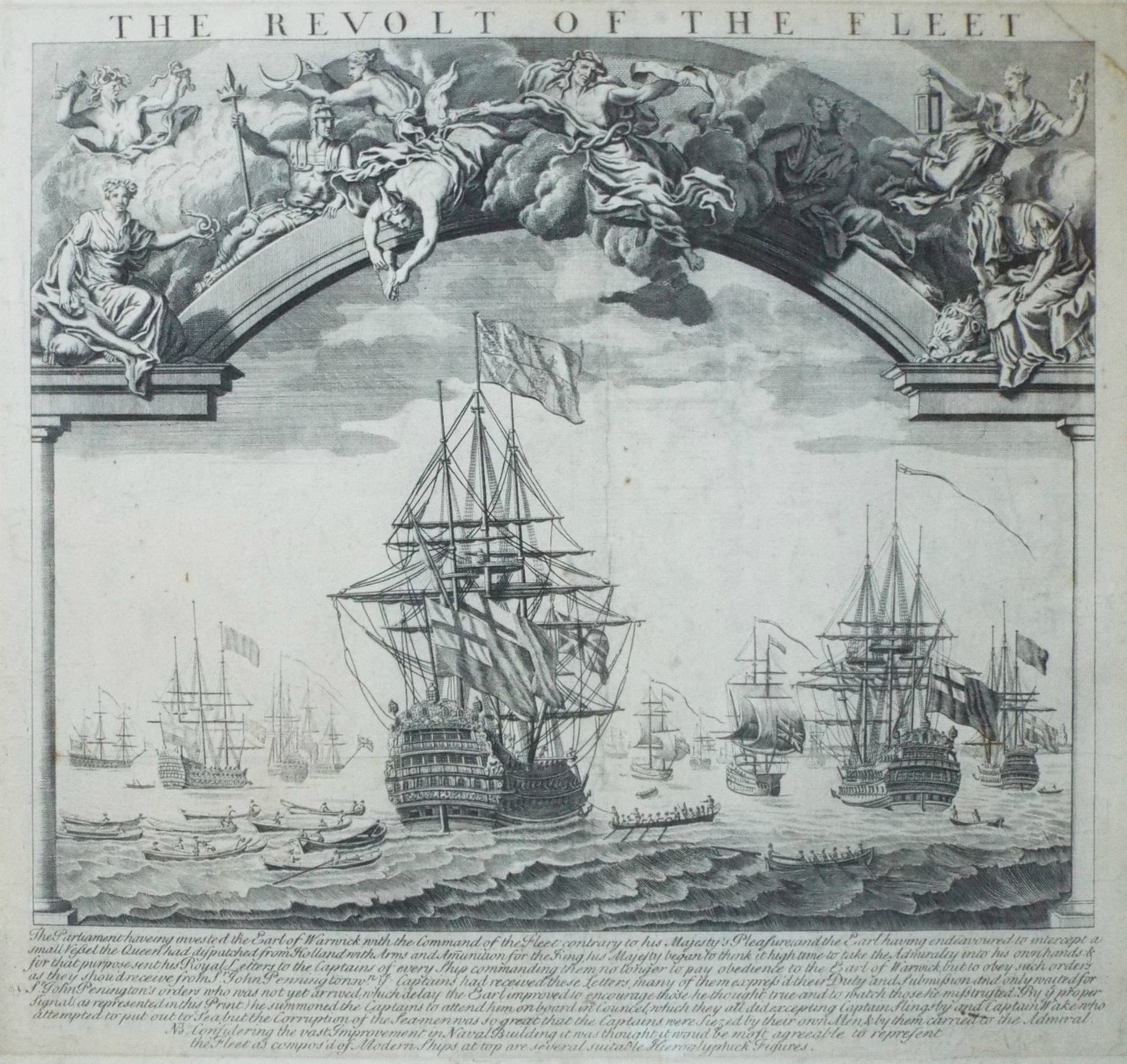Print - The Revolt of the Fleet - Harris